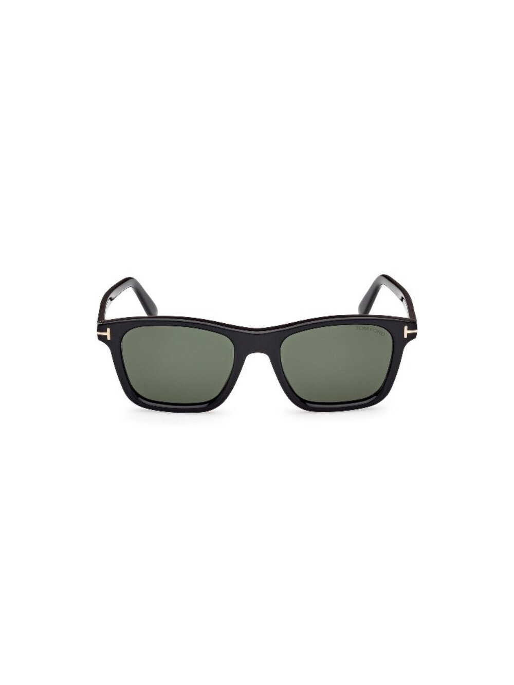 New Tom Ford Men's Sunglasses Black Square Green Lens Injected Frame FT1179 01N